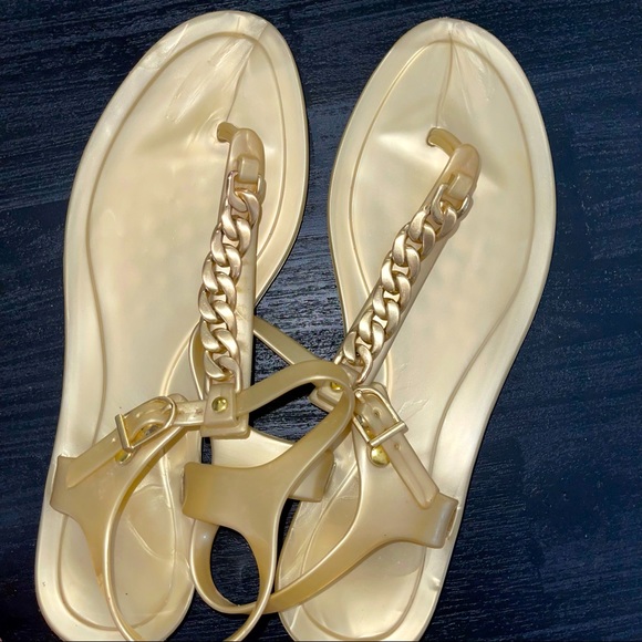 Country Road Shoes - 🌟HOST PICK🌟COUNTRY RD Gold chain Flat Sandals